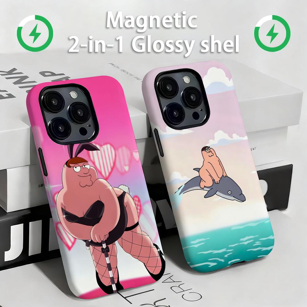 Magnetic Phone Case - Coque de téléphone familiale Peter Griffin,