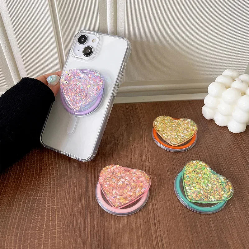 Magsafe Wireless Charger - Mn Glitter Sequins Love Coussins Smart
