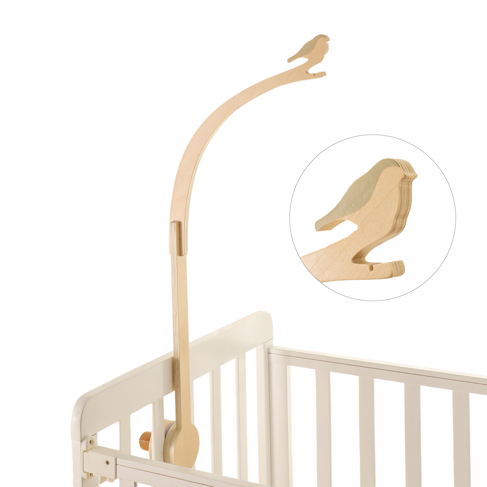 Phone Accessories Hanger - Cloche de lit en bois pour