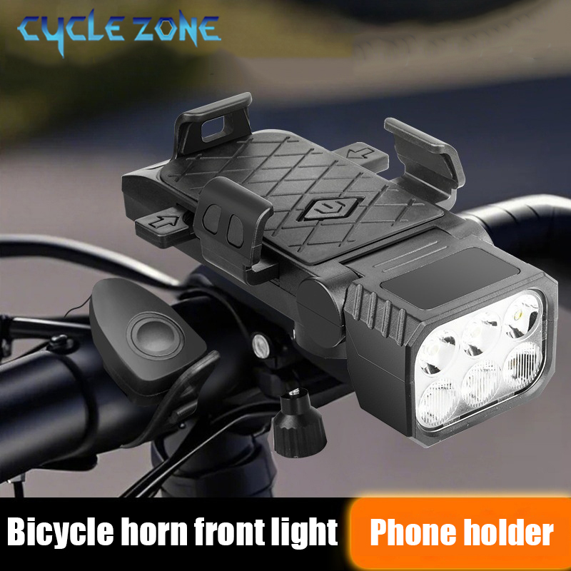 Phone Zone Accessories - Feu avant de vélo avec klaxon