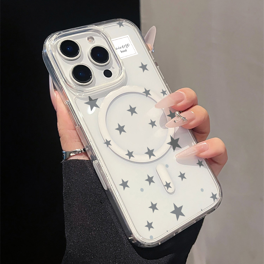 Magnetic Phone Case - Coque de téléphone magnétique transparente à