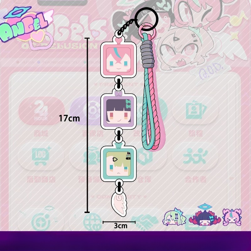 Phone Zone Accessories - Breloque de téléphone portable et pendentif