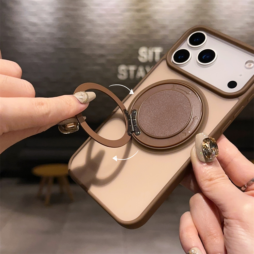 Magsafe Wireless Charger - Étui magnétique rotatif à 360 degrés