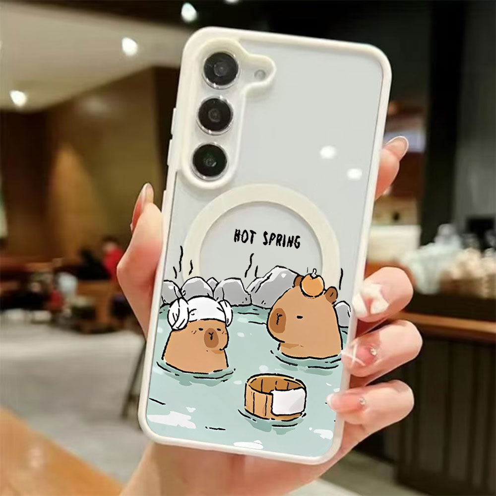 Magnetic Phone Case - Coque de téléphone magnétique transparente colorée