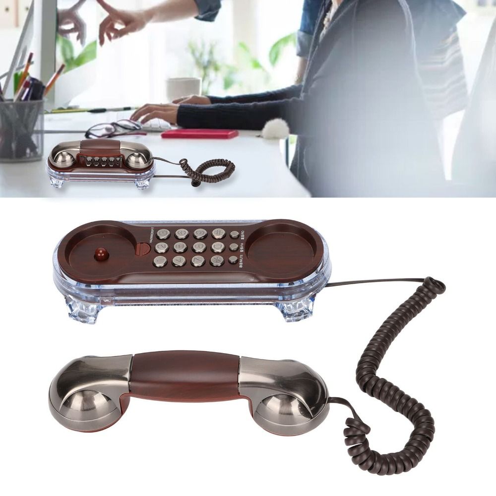 Retro Handset Phone - NOUVEAU Téléphone filaire mural rétro, combiné