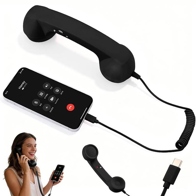 Retro Handset Phone - Nouveaux combinés téléphoniques Type-C de style