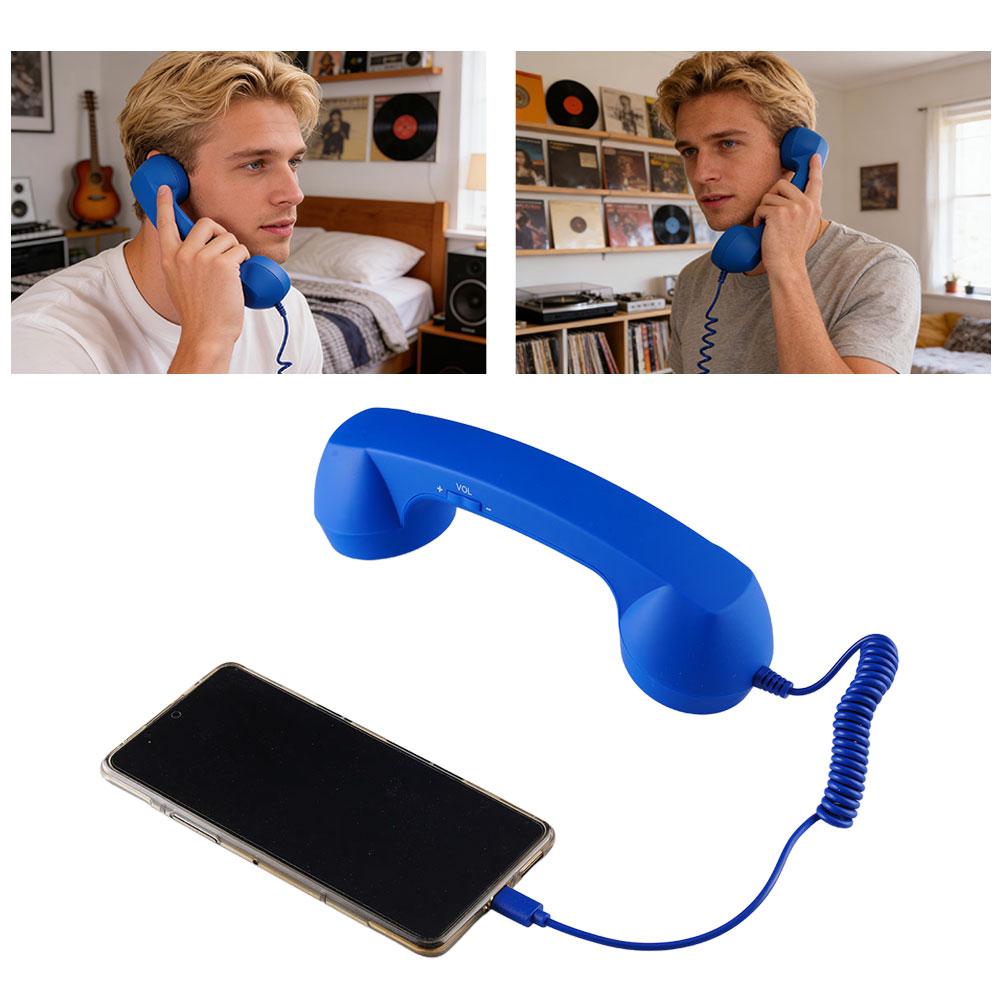 Retro Handset Phone - Microphone rétro de type C pour