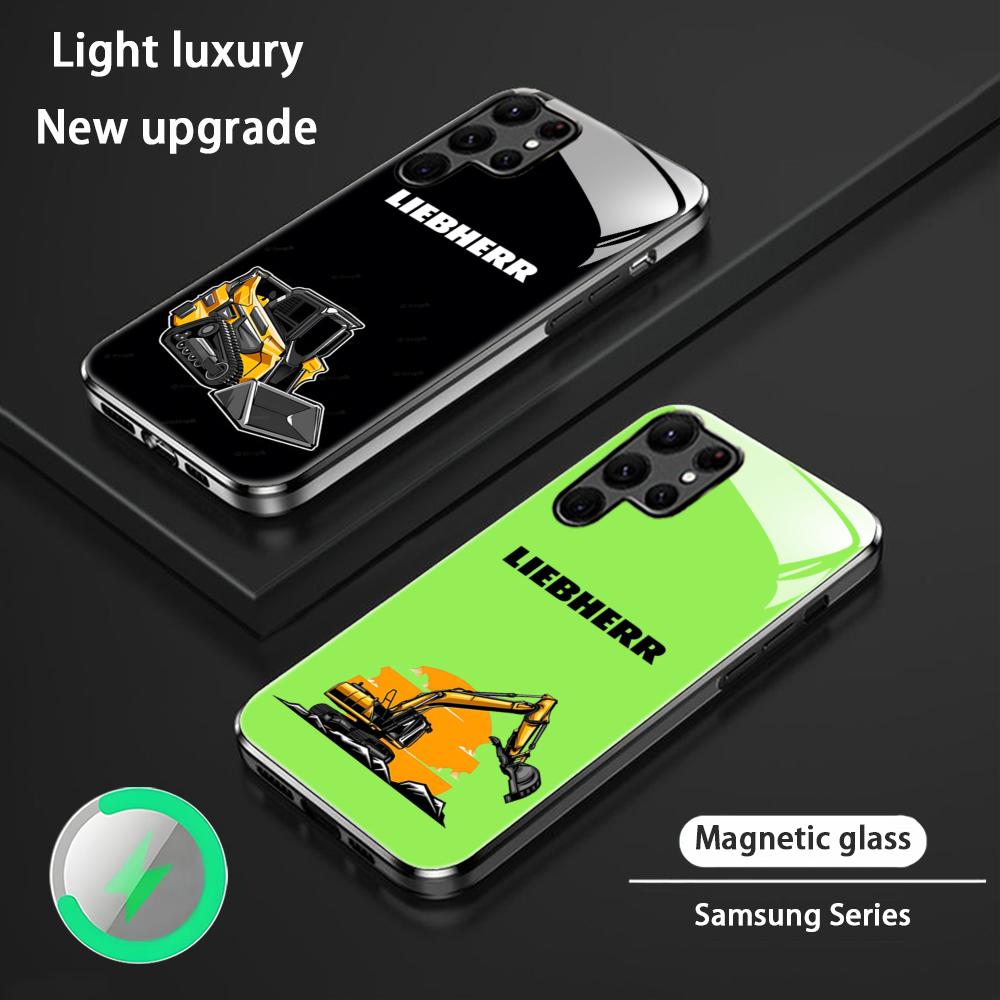 Magnetic Phone Case - Étui de téléphone LOGO L-liebherr Excavator