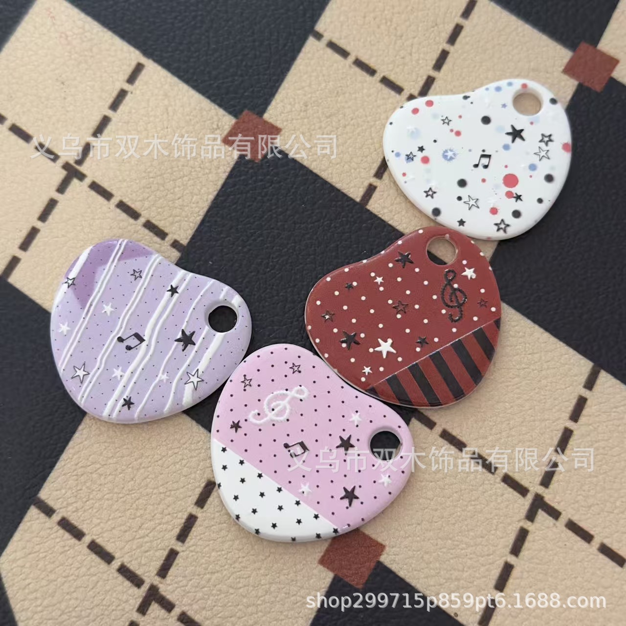 10 pièces de perles imprimées  - Phone Accessories Chain avis et prix