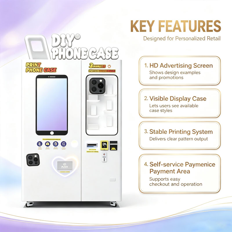 Machine de personnalisation de - Phone Accessories Vending Machine avis et prix