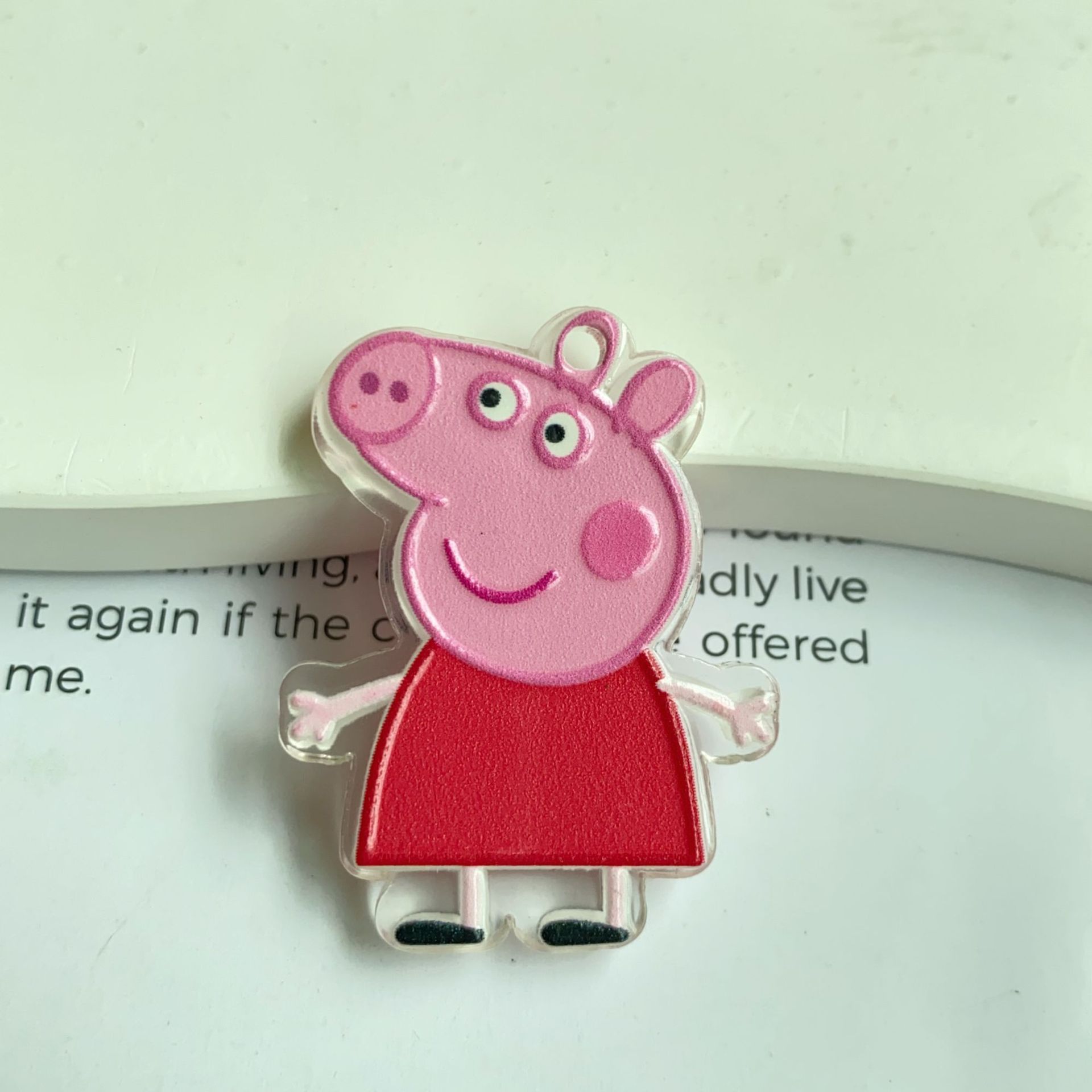 Pendentif Peppa Pig en relief  - Phone Accessories Chain avis et prix