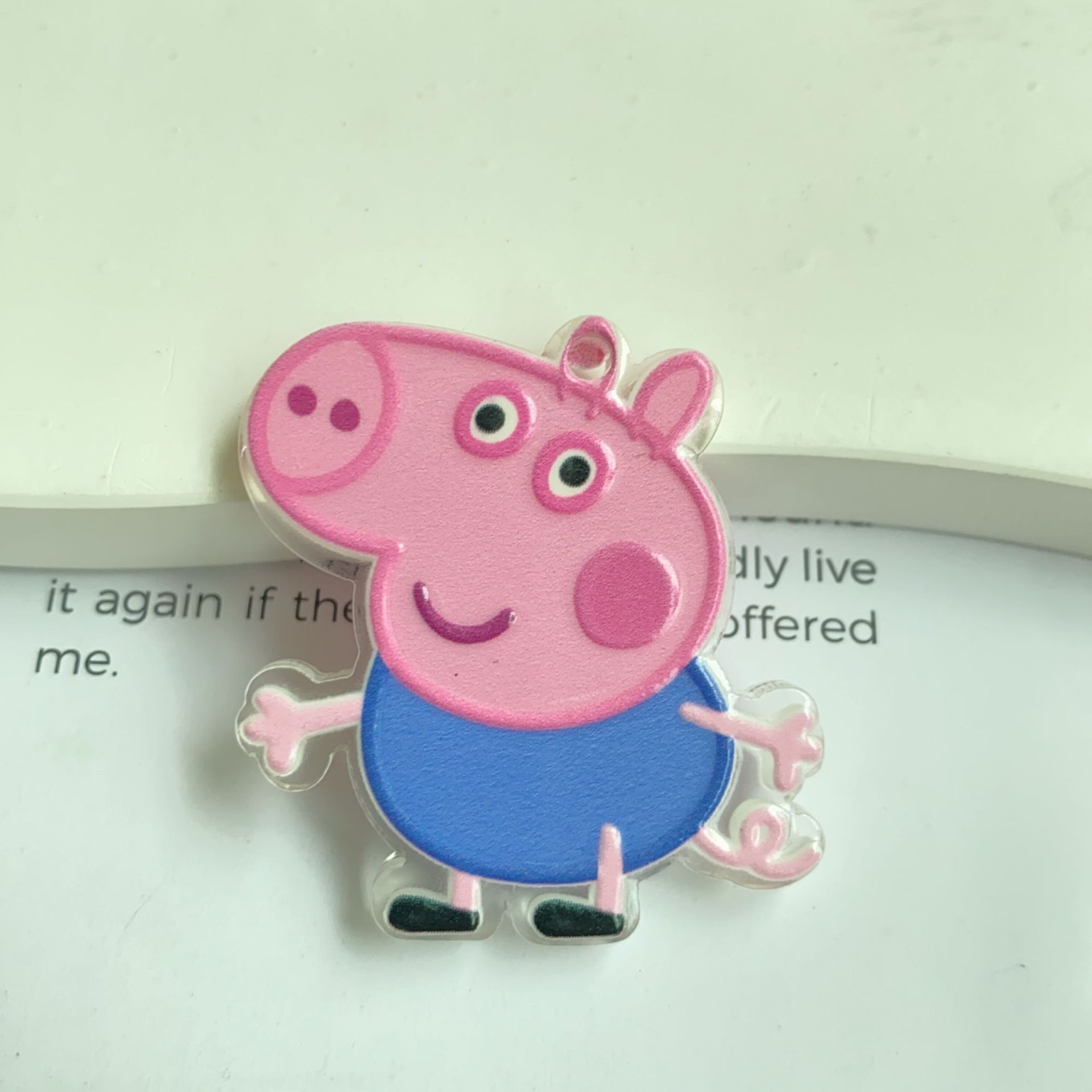 Pendentif Peppa Pig en relief  - Phone Accessories Chain avis et prix