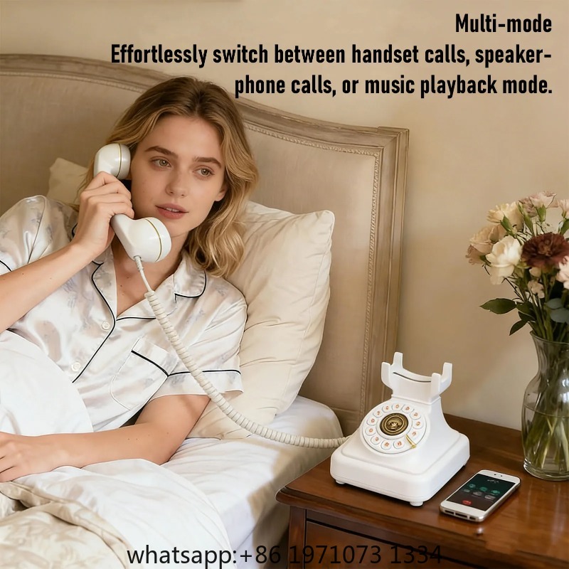 【Nouveau】Téléphone fixe Blueto - Retro Handset Phone avis et prix