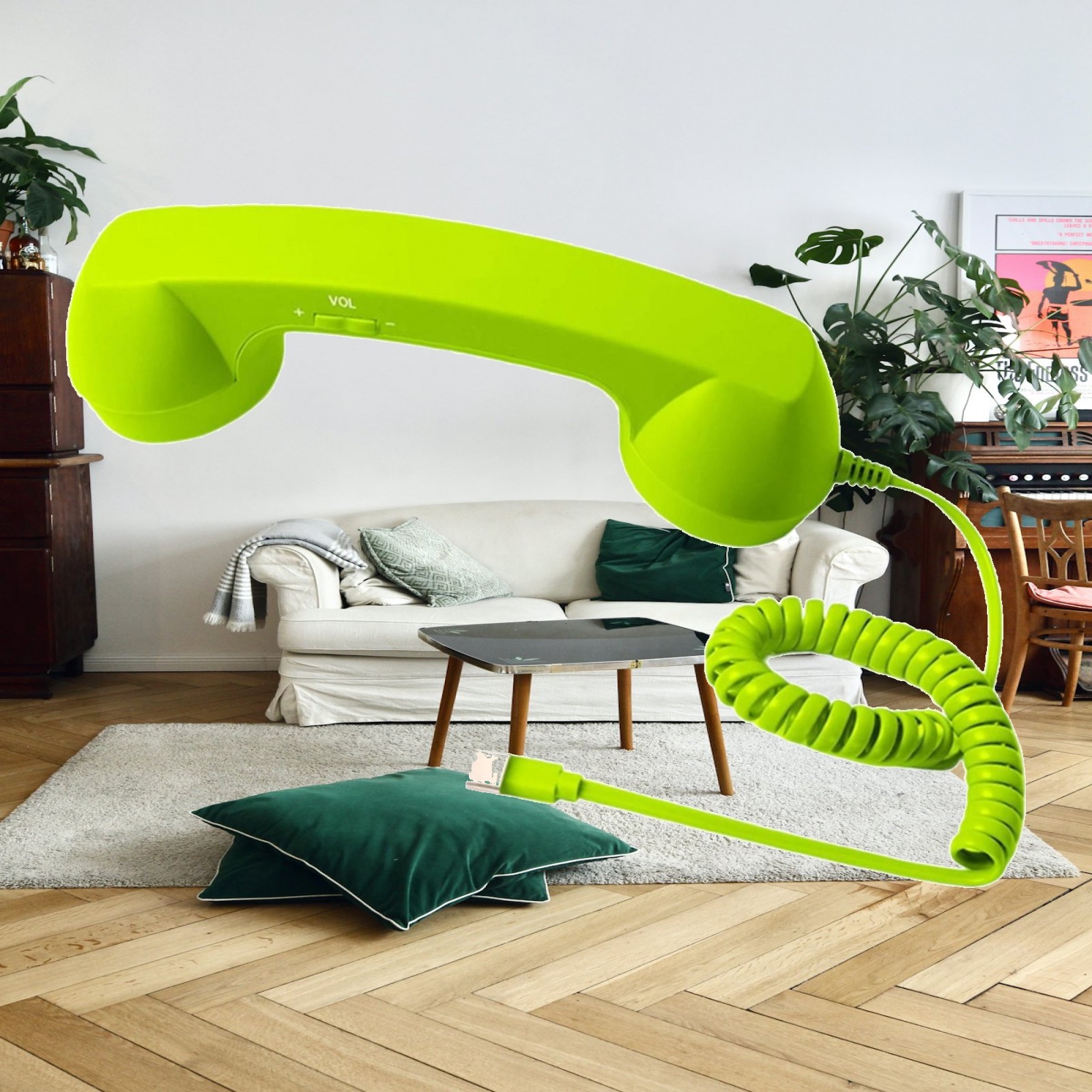 Combiné téléphonique rétro en  - Retro Handset Phone avis et prix
