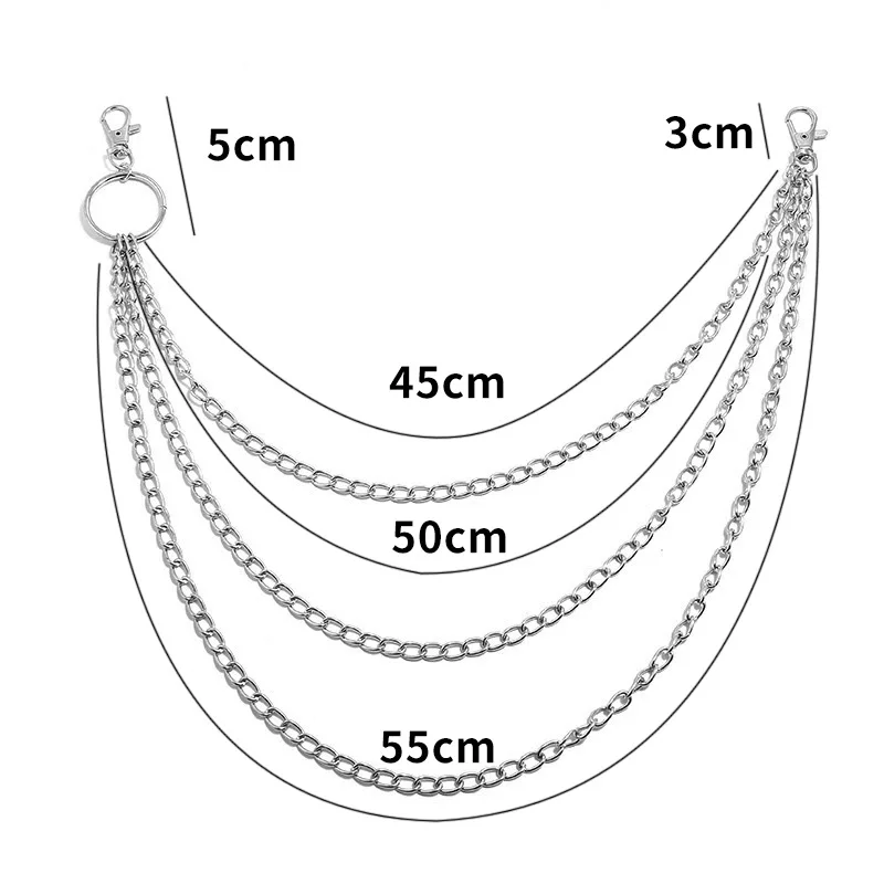 Chaîne de ceinture en métal à  - Phone Accessories For Men avis et prix